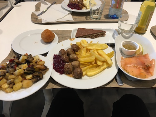 Il pranzo che ho consumato da Ikea a Padova, l'ultima volta che ci sono stato.