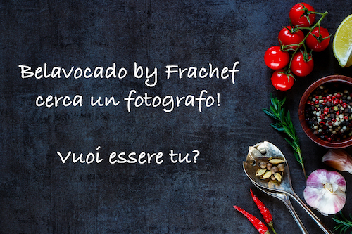 La locandina della mia ricerca di un fotografo food e ristorazione.