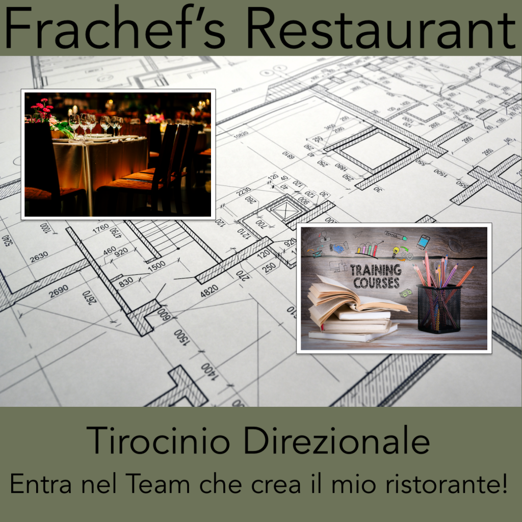 L'immagine rappresenta il progetto di creazione del Frachef's Restaurant e del Tirocinio Creazione Ristorante, oggetto di questa pagina.