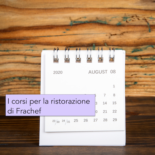 La grafica dei miei corsi per la ristorazione, a Verona ed a distanza.