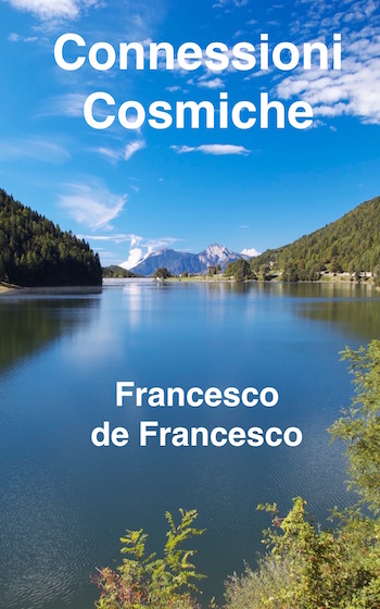 La copertina del libro Kindle Connessioni Cosmiche, di Francesco de Francesco (cioè io :p ).