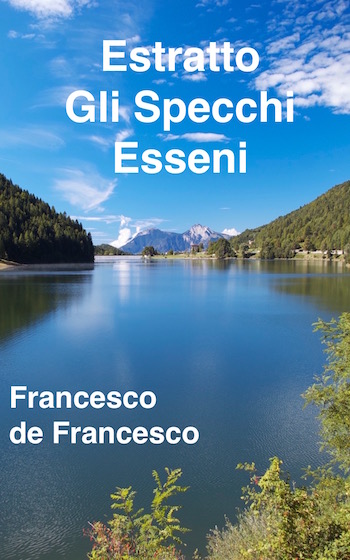 La copertina del documento Gli Specchi Esseni, pubblicazione di Francesco de Francesco sui misteri dell'antico popolo Esseno.