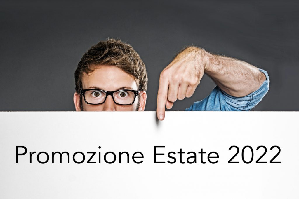 La descrizione della Promozione Estate 2022 che ho fatto per i miei corsi e consulenze per la ristorazione.
