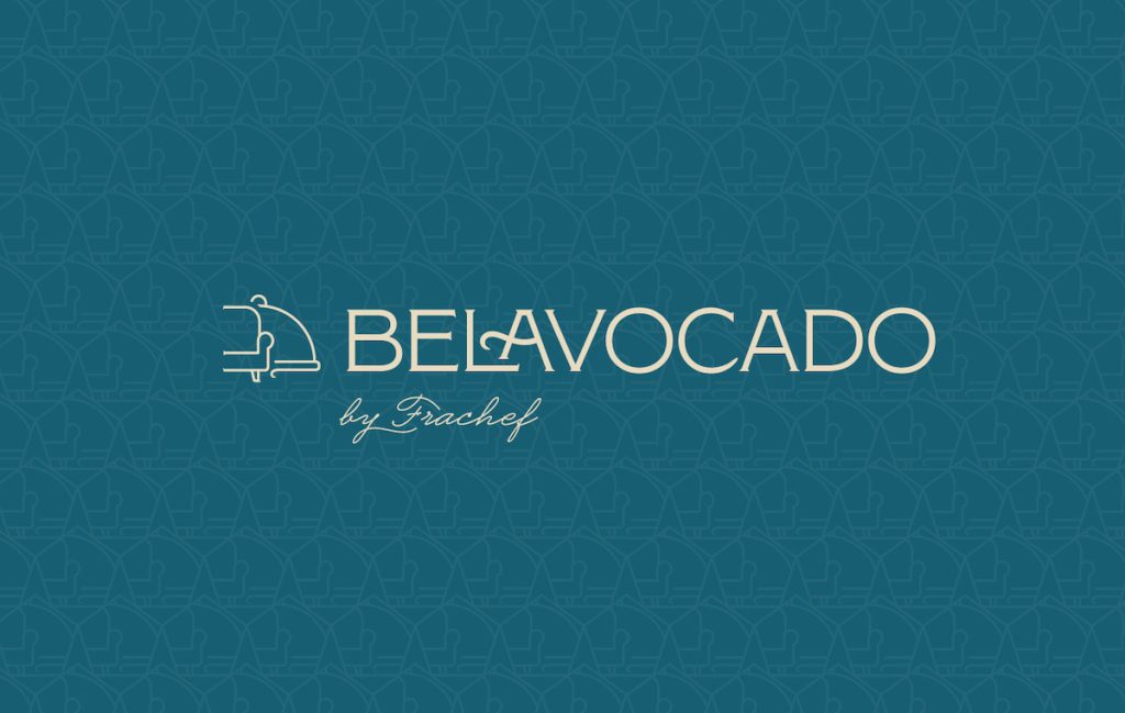 Il marchio del ristorante di Frachef, il mio, il Belavocado di Montagnana.