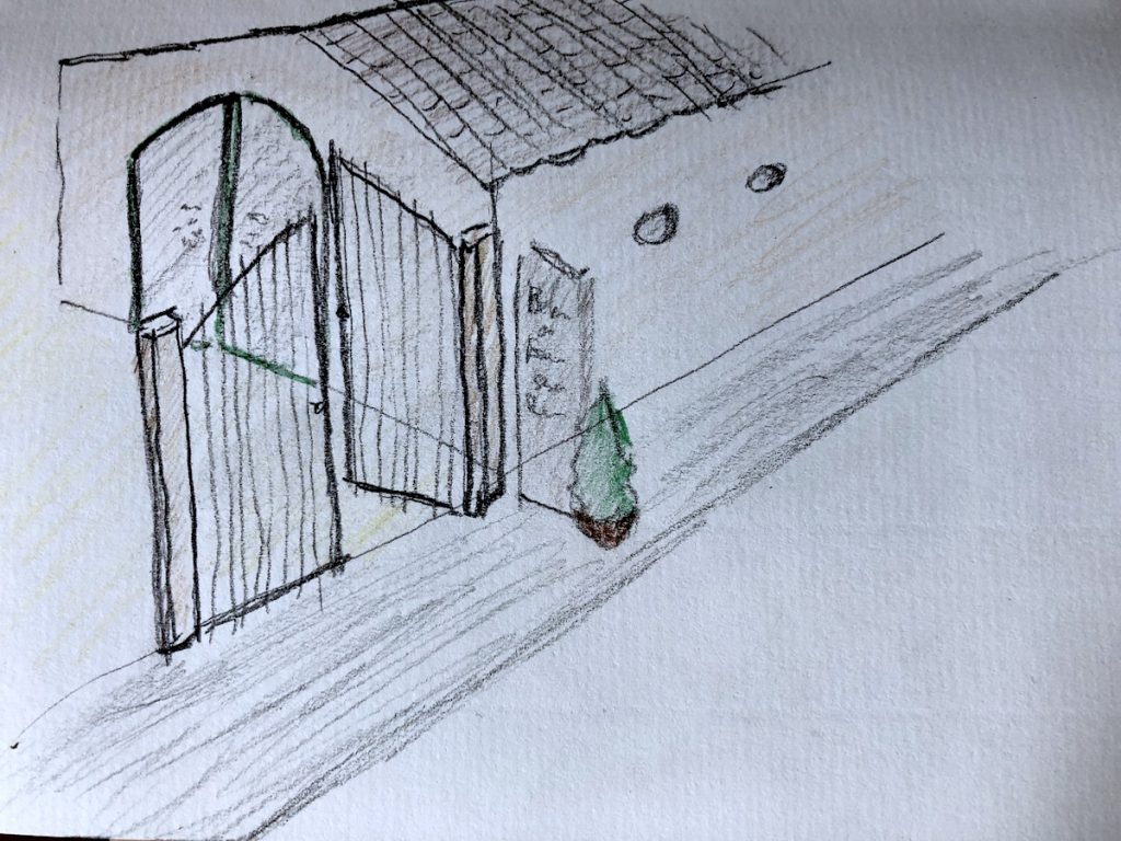 L'ingresso, punto di partenza del mio Sogno, il Belavocado.