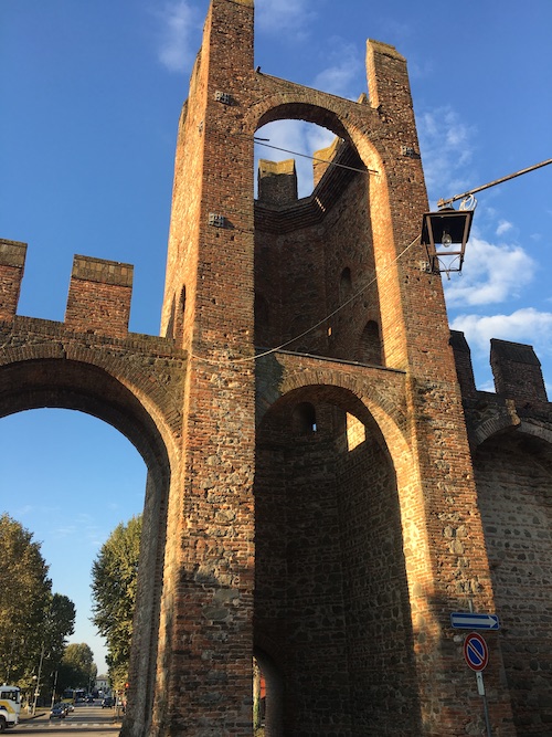 Una delle tante porte di Montagnana, sulle mura ve ne sono 24!